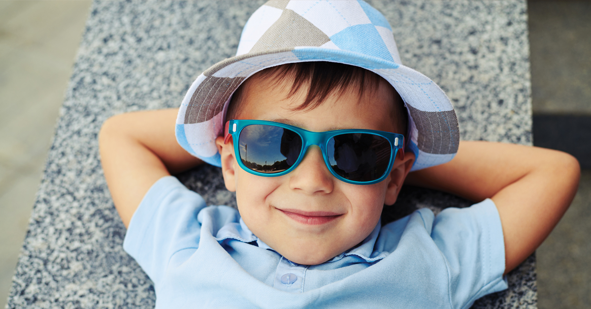 Child Eyes With Glasses Child Eyes With Glasses
