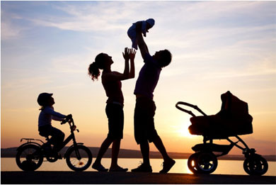 Parents with children