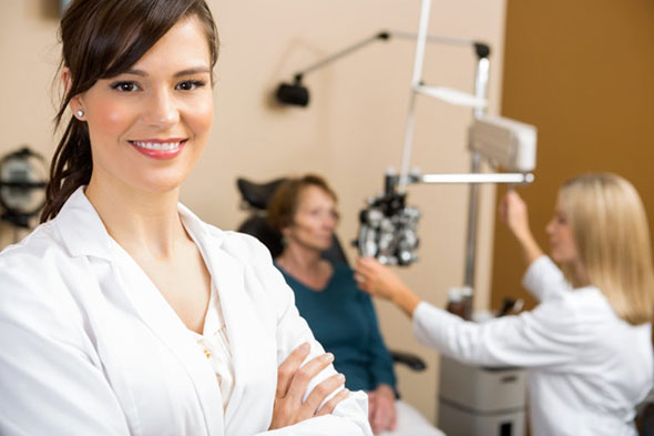 Woman Optometrist